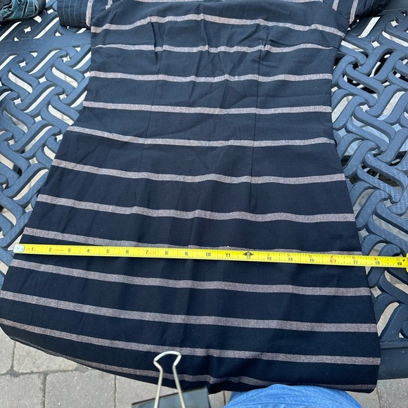 DeFacro stretchy black and brown dress size 40.  USA L - Picture 7 of 8